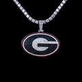 Large Georgia Bulldogs Official NCAA Logo Pendant