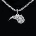Orlando Magic Official NBA Micro Logo Pendant in White Gold