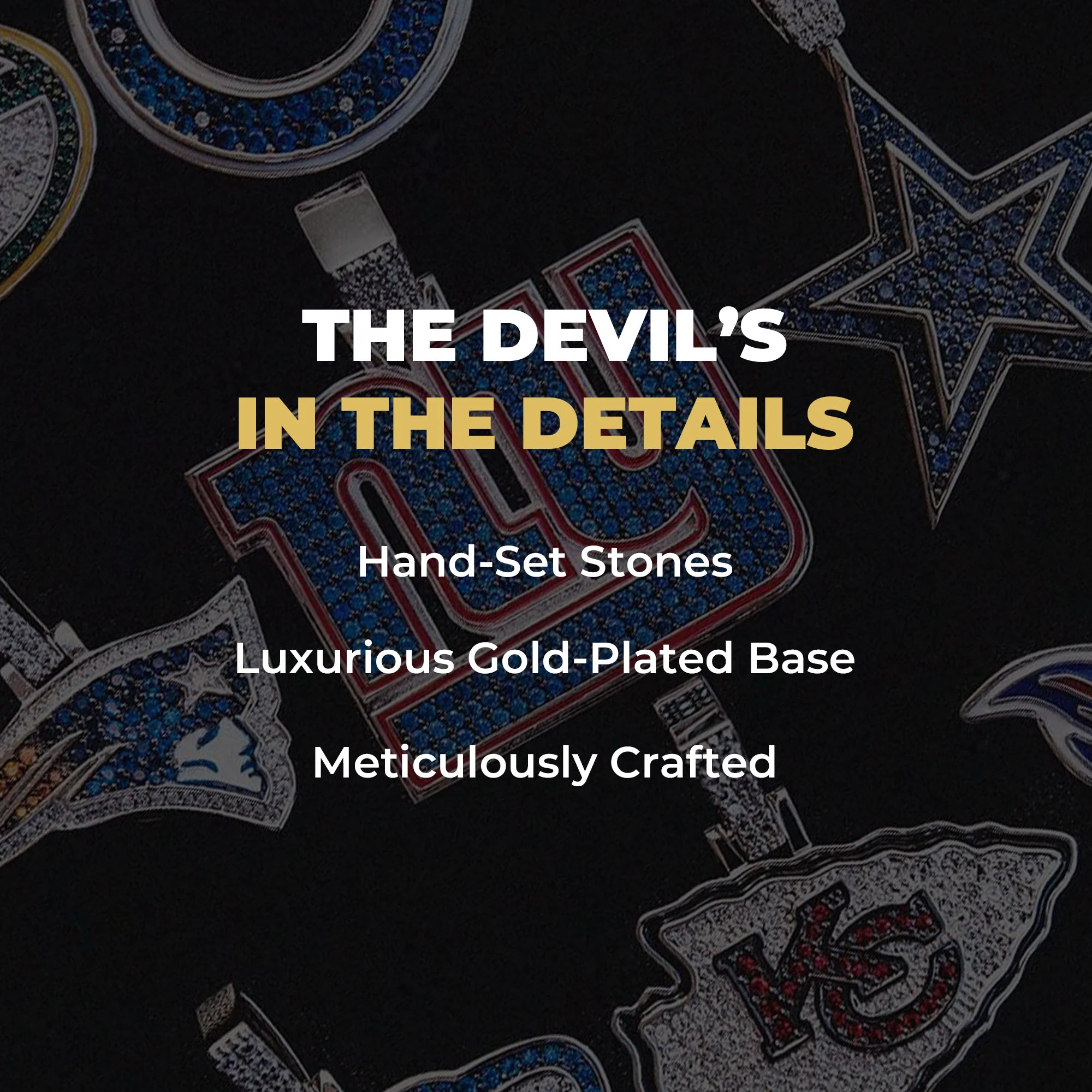 New England Patriots Official NFL Micro Logo Pendant - White Gold