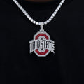 Large Ohio State Buckeyes Official NCAA Logo Pendant