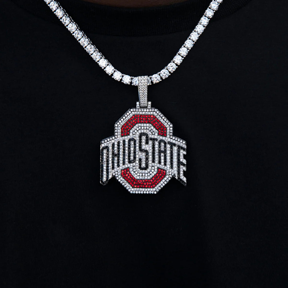 Large Ohio State Buckeyes Official NCAA Logo Pendant