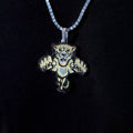 Florida Panthers Official NHL Winter Classic Logo Pendant in White Gold