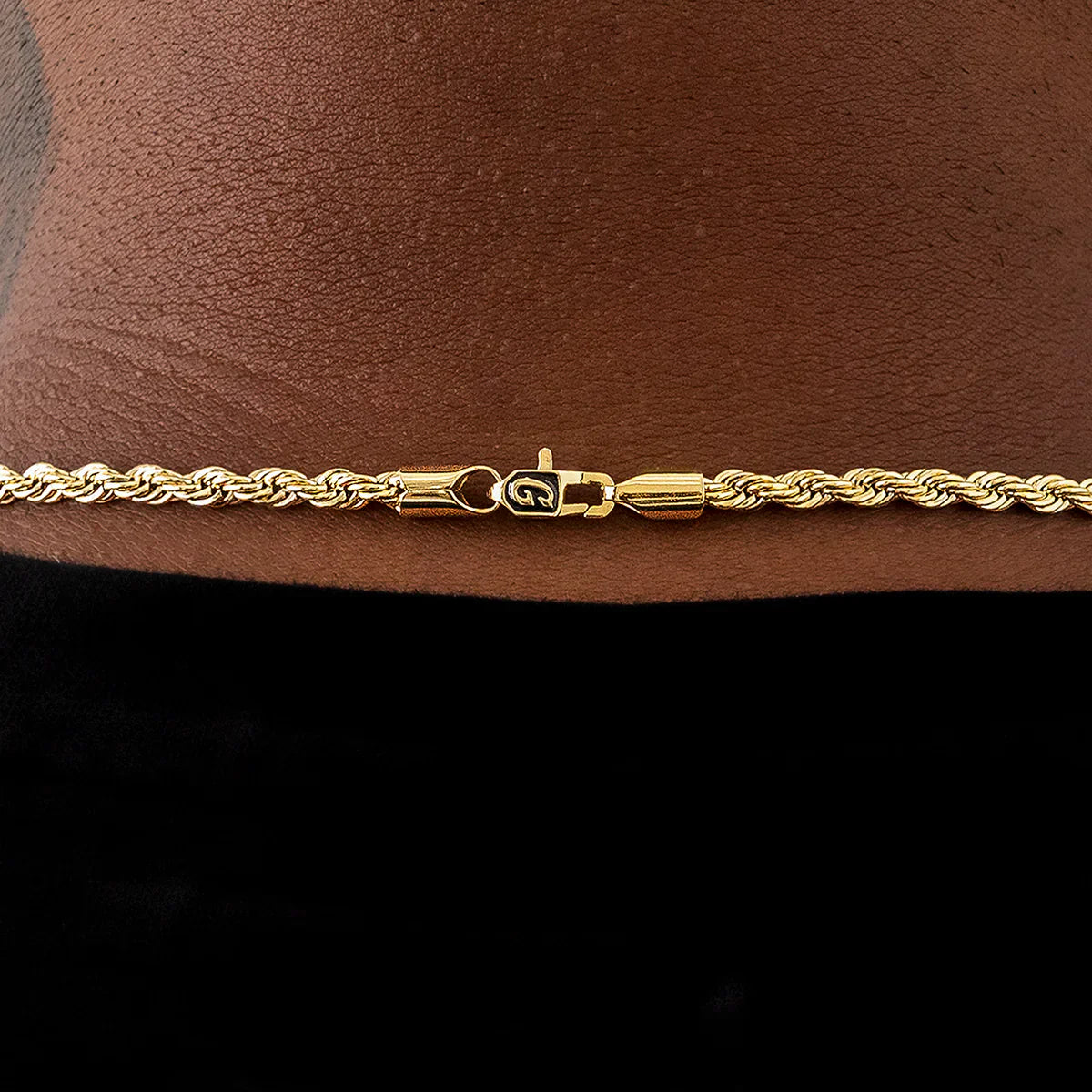Rope Chain in Yellow Gold- 4mm