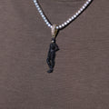 Cat Woman Body Official DC Comics Pendant in Yellow Gold