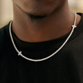 3MM Diamond Cross Tennis Chain