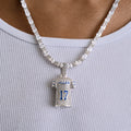 Buffalo Bills Josh Allen Official NFL Jersey #17 Pendant in White Gold