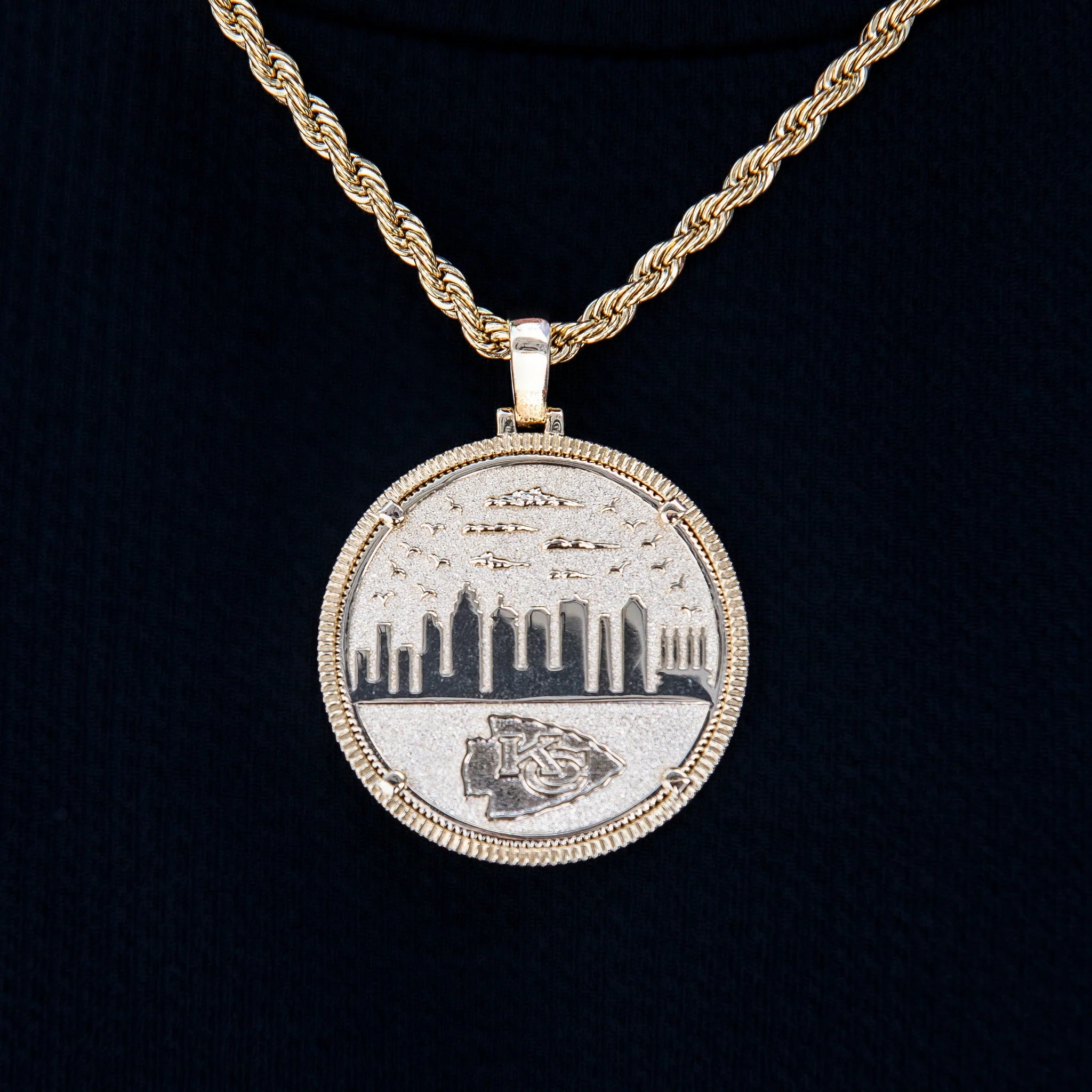 Kansas City Chiefs Official NFL Coin Pendant