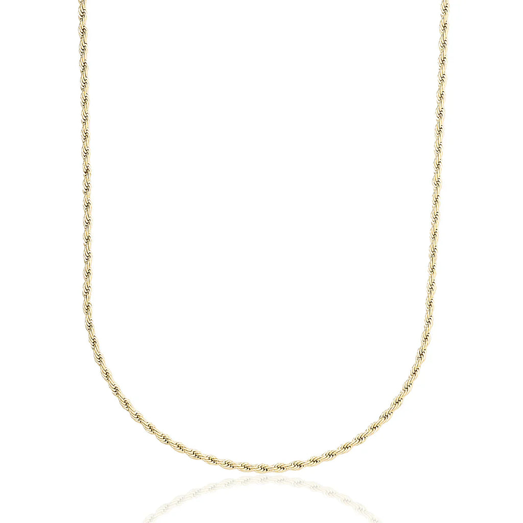 Rope Chain in Yellow Gold - 2mm
