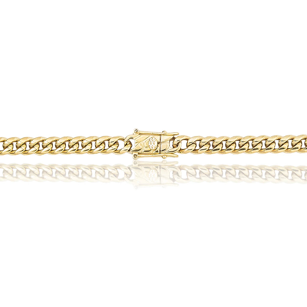 Miami Cuban Chain in Yellow Gold Vermeil - 5mm