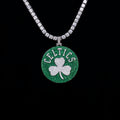 Large Boston Celtics Official NBA Logo Pendant