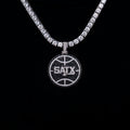San Antonio Spurs Official NBA SATX Logo Pendant