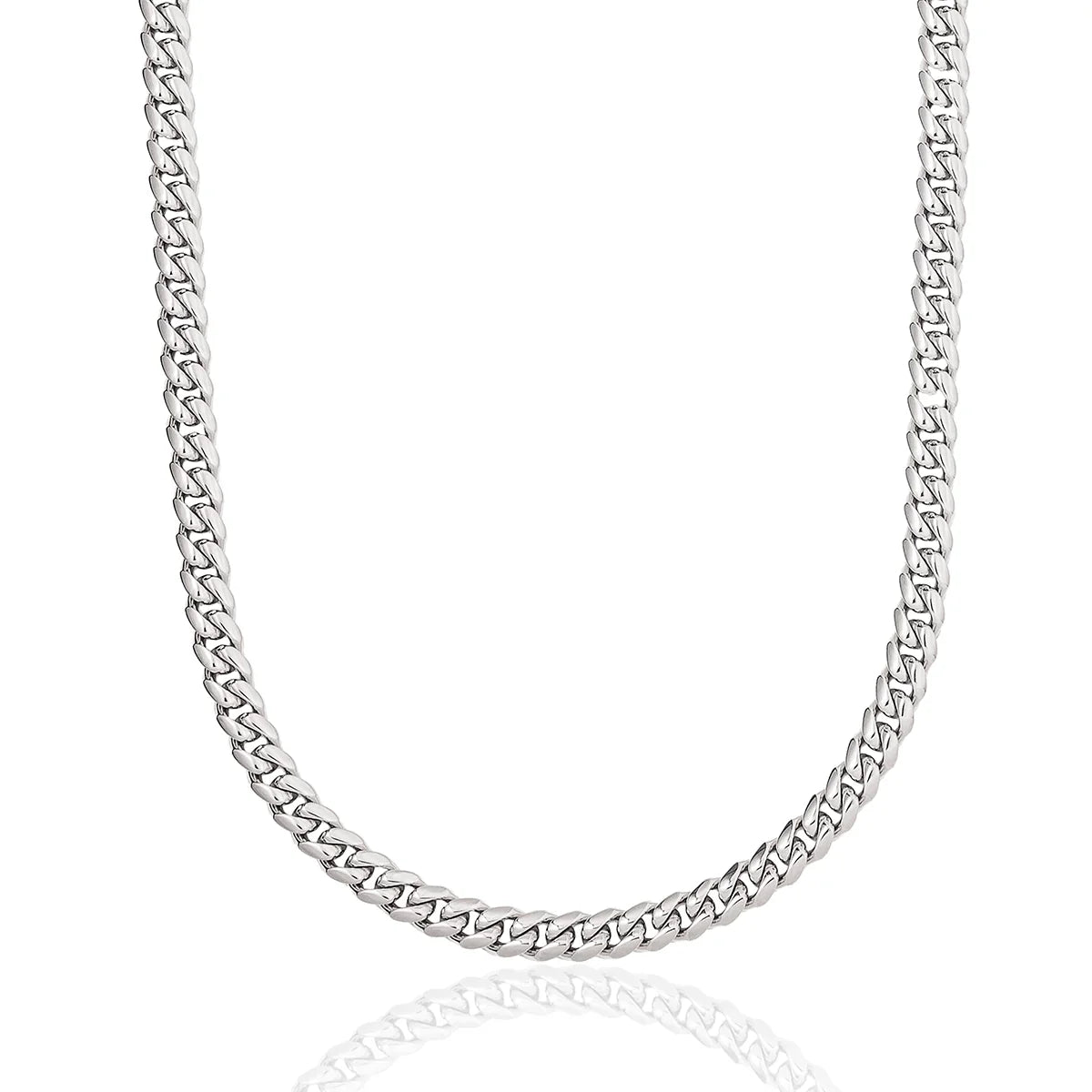 GLD Signature Cuban in White Gold - 6mm