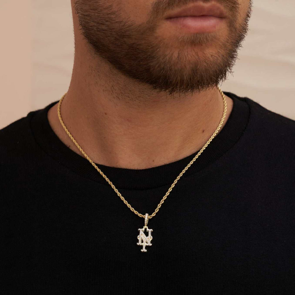 New York Mets Official MLB Micro Logo Pendant
