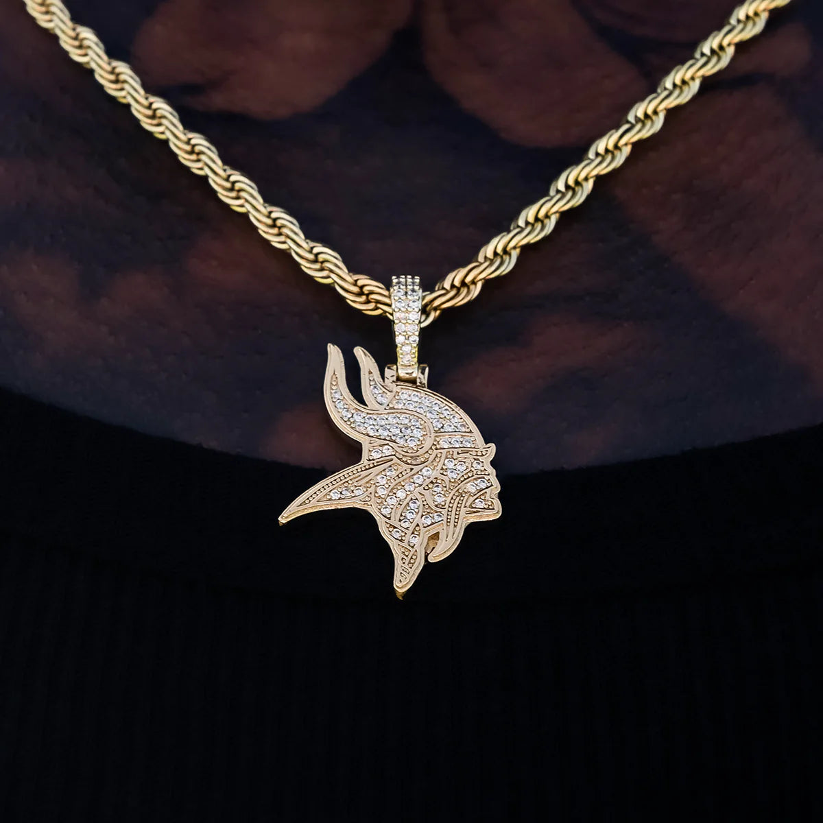 Minnesota Vikings Official NFL Micro Logo Pendant