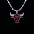 Chicago Bulls Official NBA Large Logo Pendant