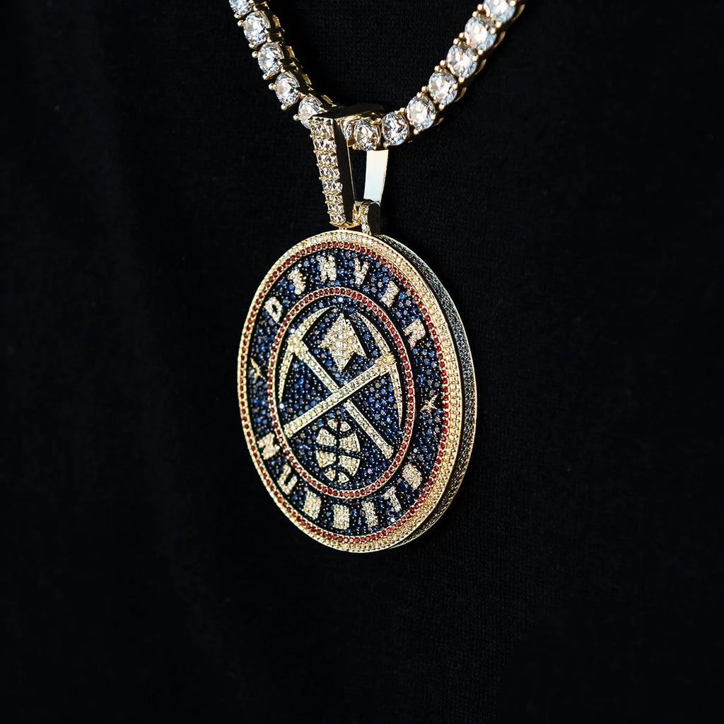 Denver Nuggets Official NBA Large Logo Pendant