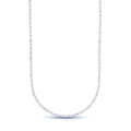 Moissanite Diamond Tennis Chain in Sterling Silver - 2mm